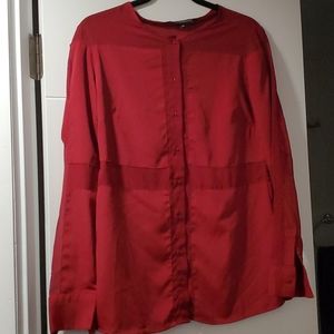 Red blouse W118 By Walter Baker